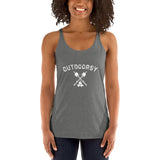 Outdoorsy Campfire Women's Racerback Tank
