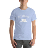 Outdoorsy Camping Short-Sleeve Unisex Men's HEATHER T-Shirt