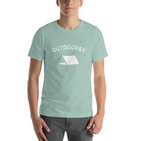 Outdoorsy Camping Short-Sleeve Unisex Men's HEATHER T-Shirt