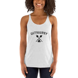 Outdoorsy Campfire Women's Racerback Tank