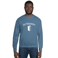 Outdoorsy Outhouse Unisex Men's Crewneck Sweatshirt