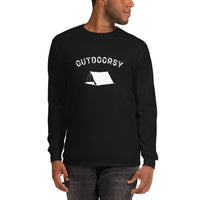 Outdoorsy Camping Long Sleeve Men's T-Shirt