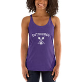 Outdoorsy Campfire Women's Racerback Tank