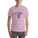 Outdoorsy Campfire Short-Sleeve Unisex Men's HEATHER T-Shirt