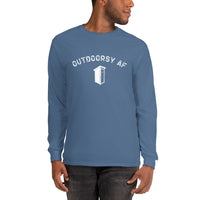 Outdoorsy AF Outhouse Men’s Long Sleeve Shirt